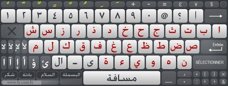 Utiliser gratuitement un clavier arabe en ligne