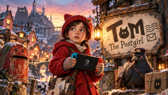 Tom The Postgirl : ce jeu aux allures de conte est aussi mignon qu'absurde Tom The Postgirl : ce jeu aux allures de conte est aussi mignon qu'absurde